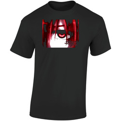 Elfen Lied Anime Retro Graphic Unisex Soft Cotton Black T Shirt