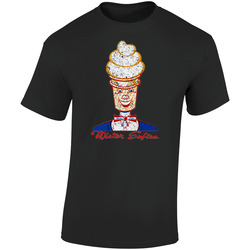Mister Softee Ice Cream Truck Vintage Soft Serve Fan Retro Graphic Unisex Soft Cotton Black T Shirt