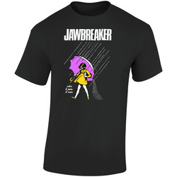 Jawbreaker Morton Salt Girl When It Pains It Roars Retro Graphic Unisex Soft Cotton Black T Shirt