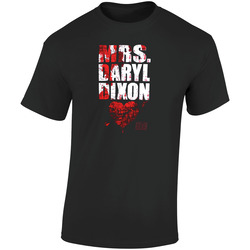 Mrs. Daryl Dixon Wife Walking Dead Retro Graphic Unisex Soft Cotton Black T Shirt