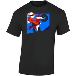 Excite Bike Video Game Classic Retro Graphic Unisex Soft Cotton Black T Shirt