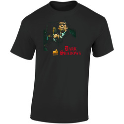Dark Shadows Vampire Barnabas Collins Retro Graphic Unisex Soft Cotton Black T Shirt