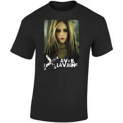 Avril Lavigne Music Punk Rock Canadian Retro Graphic Unisex Soft Cotton Black T Shirt