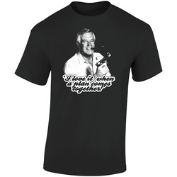 A Team Hannibal Smith Black  T Retro Graphic Unisex Soft Cotton Black T Shirt
