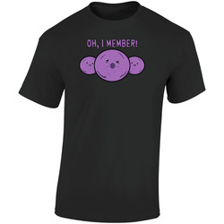 Oh, I Member! Member Berries Unisex Retro Graphic Unisex Soft Cotton Black T Shirt
