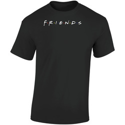 Friends Tv Show Funny Retro Graphic Unisex Soft Cotton Black T Shirt