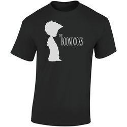 The Boondocks Cartoon Retro Graphic Unisex Soft Cotton Black T Shirt