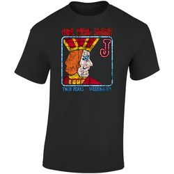 Twin Peaks One Eyed Jacks Retro Graphic Unisex Soft Cotton Black T Shirt