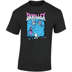 Skrillex Music Electronic Dj Retro Graphic Unisex Soft Cotton Black T Shirt
