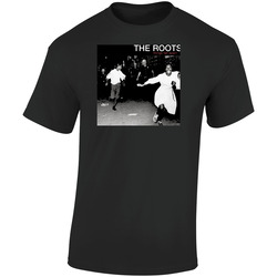 The Roots Things Fall Apart Album Cover Retro Graphic Unisex Soft Cotton Black T Shirt