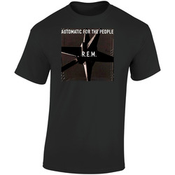 Automatic For The People Rem Album Retro Graphic Unisex Soft Cotton Black T Shirt