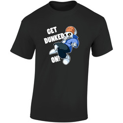Undertale Get Dunked On Retro Graphic Unisex Soft Cotton Black T Shirt