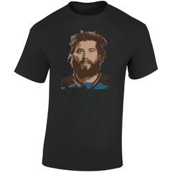 Brent Burns San Jose Sharks Hockey Retro Graphic Unisex Soft Cotton Black T Shirt