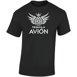 Avion Tequila Entourage Retro Graphic Unisex Soft Cotton Black T Shirt