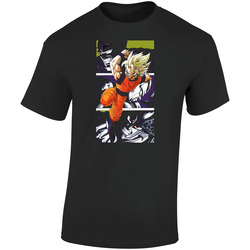 Dragon Ball Z Goku Piccolo Freeza Cell Retro Graphic Unisex Soft Cotton Black T Shirt