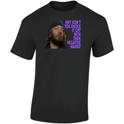 Oddball Kellys Heroes Donald Sutherland Negative Waves Retro Graphic Unisex Soft Cotton Black T Shirt
