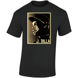 Jay Dee Slum Village Rap Retro Graphic Unisex Soft Cotton Black T Shirt