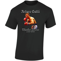 Arturo Gatti Boxing Tribute Retro Graphic Unisex Soft Cotton Black T Shirt