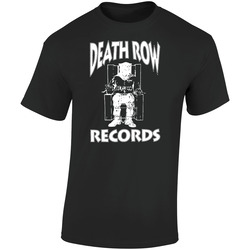 Death Row Records Logo Retro Graphic Unisex Soft Cotton Black T Shirt