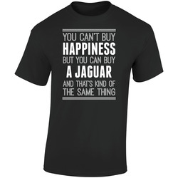 Buy A Jaguar Happiness Car Lover Retro Graphic Unisex Soft Cotton Black T Shirt