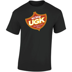 Ugk Rap Logo Retro Graphic Unisex Soft Cotton Black T Shirt