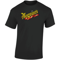 Meguiars Automobile Car Truck Motorcycle Auto Parts Cool Distressed Style Brand Logo Emblem Retro Graphic Unisex Soft Cotton Black T Shirt