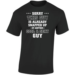 Tcs Cool & Sexy Guy Retro Graphic Unisex Soft Cotton Black T Shirt