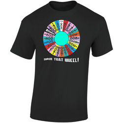 Wheel Of Fortune Tv Show Retro Graphic Unisex Soft Cotton Black T Shirt