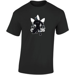 Cool Black Panther Logo Mashup Superhero Retro Graphic Unisex Soft Cotton Black T Shirt