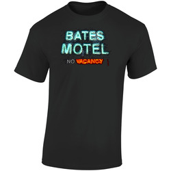 Bates Motel Retro Graphic Unisex Soft Cotton Black T Shirt