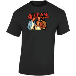 The A Team Retro Graphic Unisex Soft Cotton Black T Shirt