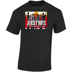 Jersey Boys Musical Retro Graphic Unisex Soft Cotton Black T Shirt
