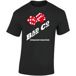 Bad Company Rock Black Retro Graphic Unisex Soft Cotton Black T Shirt