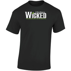 Wicked Musical Retro Graphic Unisex Soft Cotton Black T Shirt