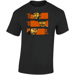 The Good The Bad The Ugly Western Retro Movie Retro Graphic Unisex Soft Cotton Black T Shirt