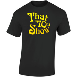 That 70s Show Tv Logo Retro Graphic Unisex Soft Cotton Black T Shirt