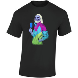 Game Of Thrones White Walker With Popsicle Cool Retro Graphic Unisex Soft Cotton Black T Shirt