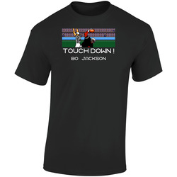 Tecmo Bowl Bo Jackson Nes Retro Graphic Unisex Soft Cotton Black T Shirt