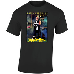 Retro Green Bay Football Don Majkowski Majik Man Retro Graphic Unisex Soft Cotton Black T Shirt