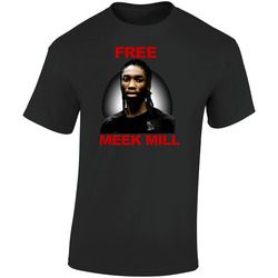 Free Meek Mill Meek Mill Mmg Vmas Retro Graphic Unisex Soft Cotton Black T Shirt