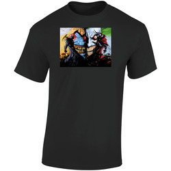 Spawn Vs Retro Graphic Unisex Soft Cotton Black T Shirt