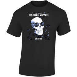 Warren Zevon Retro Graphic Unisex Soft Cotton Black T Shirt