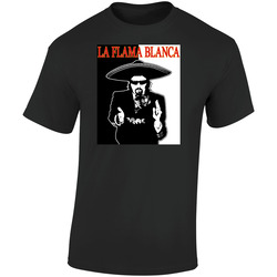 Kenny Powers La Flama Blanca Retro Graphic Unisex Soft Cotton Black T Shirt