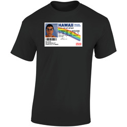 Cult Classic Mclovin Driver License Superbad Movie Fan Retro Graphic Unisex Soft Cotton Black T Shirt