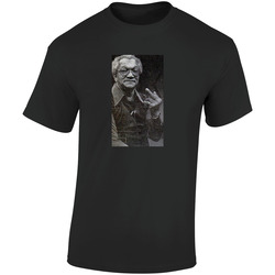 Red Foxx Fuck You Up Yours Sanford & Son Retro Graphic Unisex Soft Cotton Black T Shirt