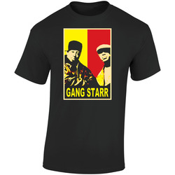 Hip Hop Classics Gang Starr Rip Retro Graphic Unisex Soft Cotton Black T Shirt