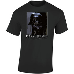 Spaceballs Dark Helmet Quote Classic Retro Graphic Unisex Soft Cotton Black T Shirt