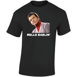 Conway Twitty Country Music Star Retro Graphic Unisex Soft Cotton Black T Shirt