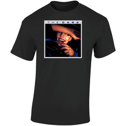 The Cars The Cars Album Cover Retro Graphic Unisex Soft Cotton Black T Shirt