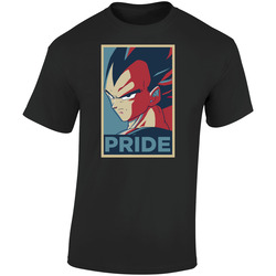 Vegeta pride t-shirt Dragon Ball Z tee Retro Graphic Unisex Soft Cotton Black T Shirt